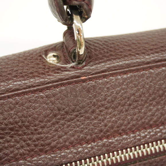 Auth Salvatore Ferragamo Gancini 2 Way Bag Women's Leather Handbag,Shoulder B... - Picture 12 of 16